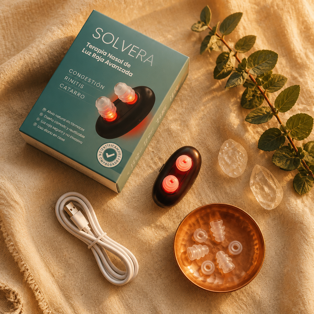 Solvera Alivio Nasal con Luz Roja