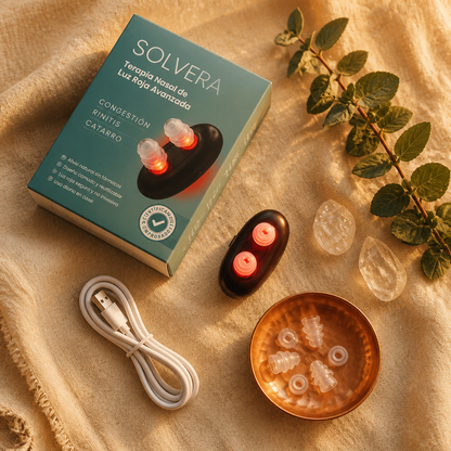 Solvera Alivio Nasal con Luz Roja