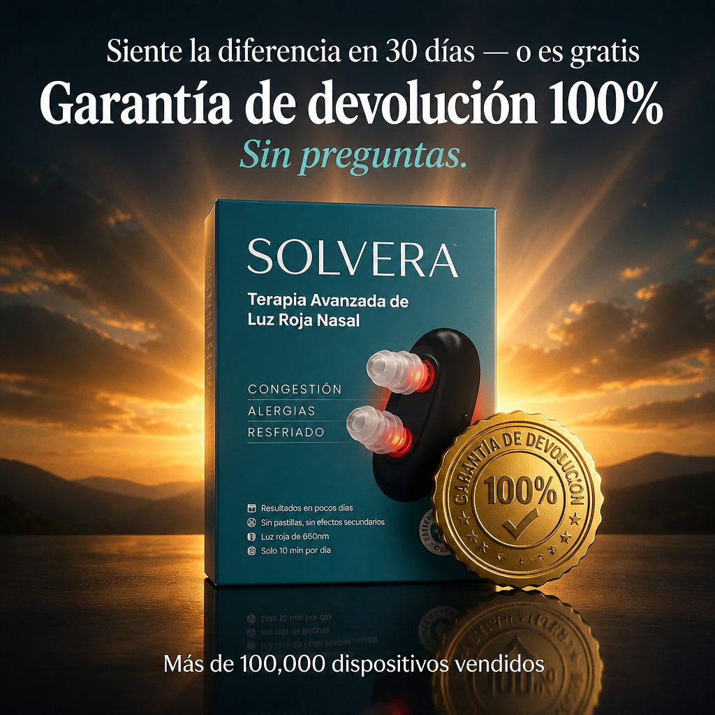 Solvera Alivio Nasal con Luz Roja