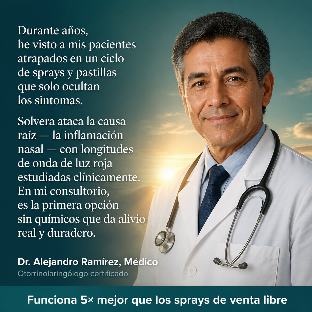 Solvera Alivio Nasal con Luz Roja