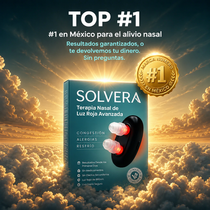 Solvera Alivio Nasal con Luz Roja
