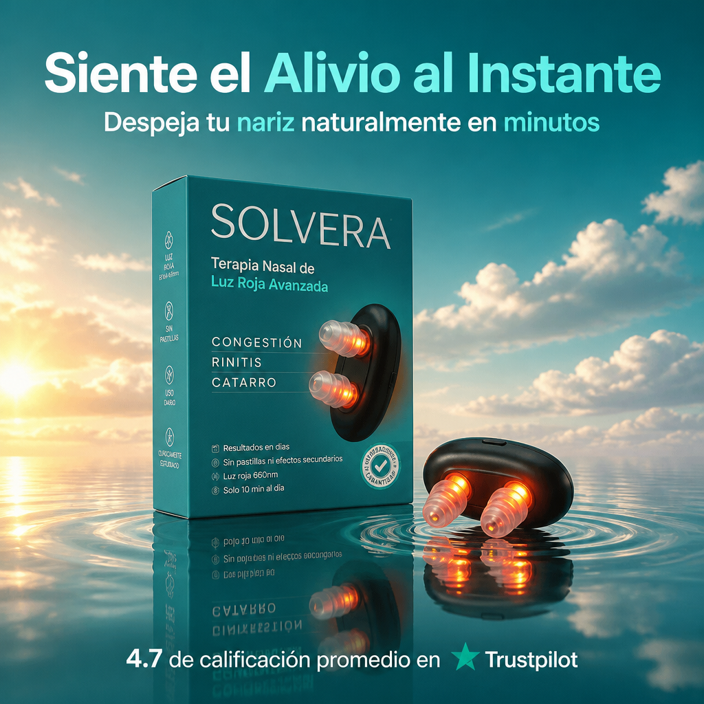 Solvera Alivio Nasal con Luz Roja